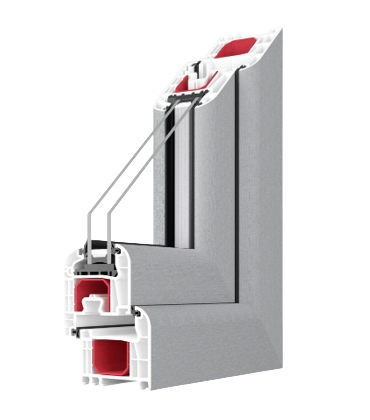 Iglo 5 Classic - Öppningsbart 2-luft fönster – PVC - Bild 2