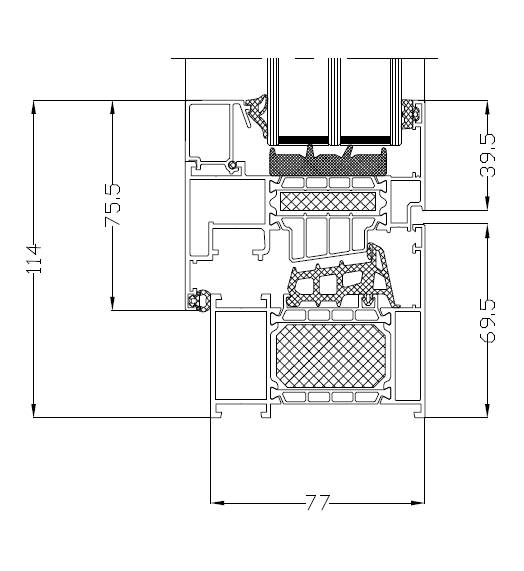 MB-86N SI Fönster - aluminium (Färdig) - Bild 2