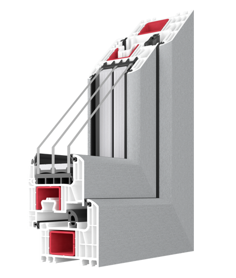 Iglo Energy Classic - Öppningsbart 2-luft fönster – PVC - Bild 2