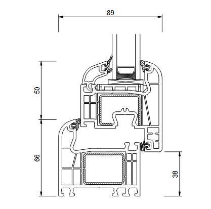 Iglo Premier - Fast fönster – PVC - Bild 3